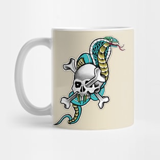 snake and skull Mug